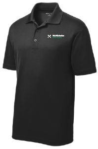 ST640-McNick Performance Uniform Polo - Black